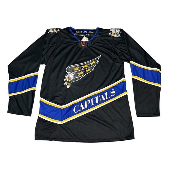 Vintage Adidas Washington Capitals NHL Hockey Retro Jersey - Picture 1 of 6